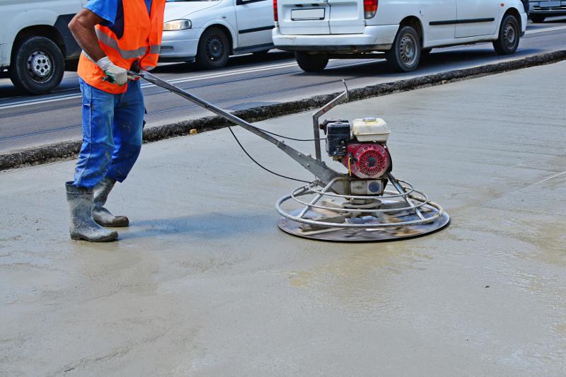 POWER FLOATING FOR FRESH CONCRETE SURFACE